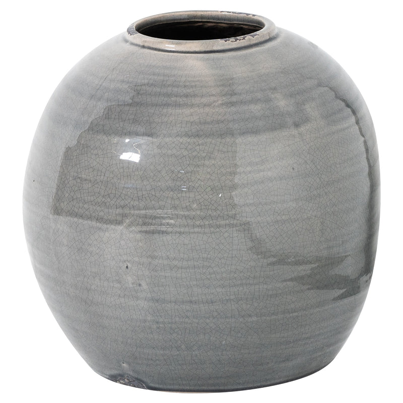 Garda grey glazed Tiber vase