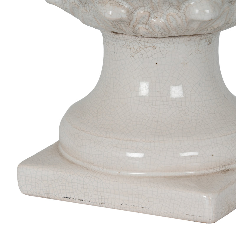 close-up of the pedestal and square foot