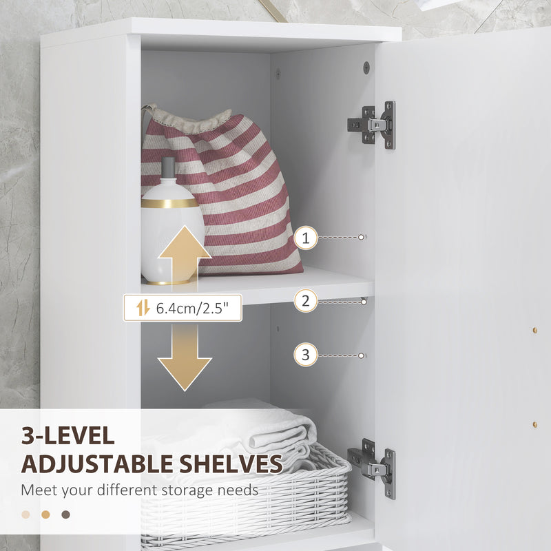 Tall 183 cm embossed bathroom cabinet – image 5