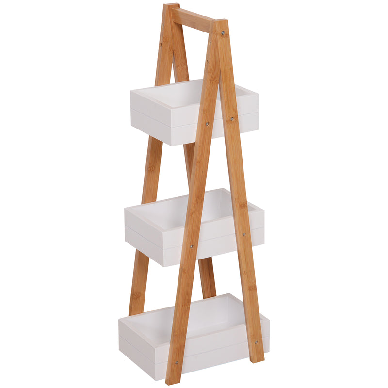 3-tier A-frame bathroom shelf – image 8