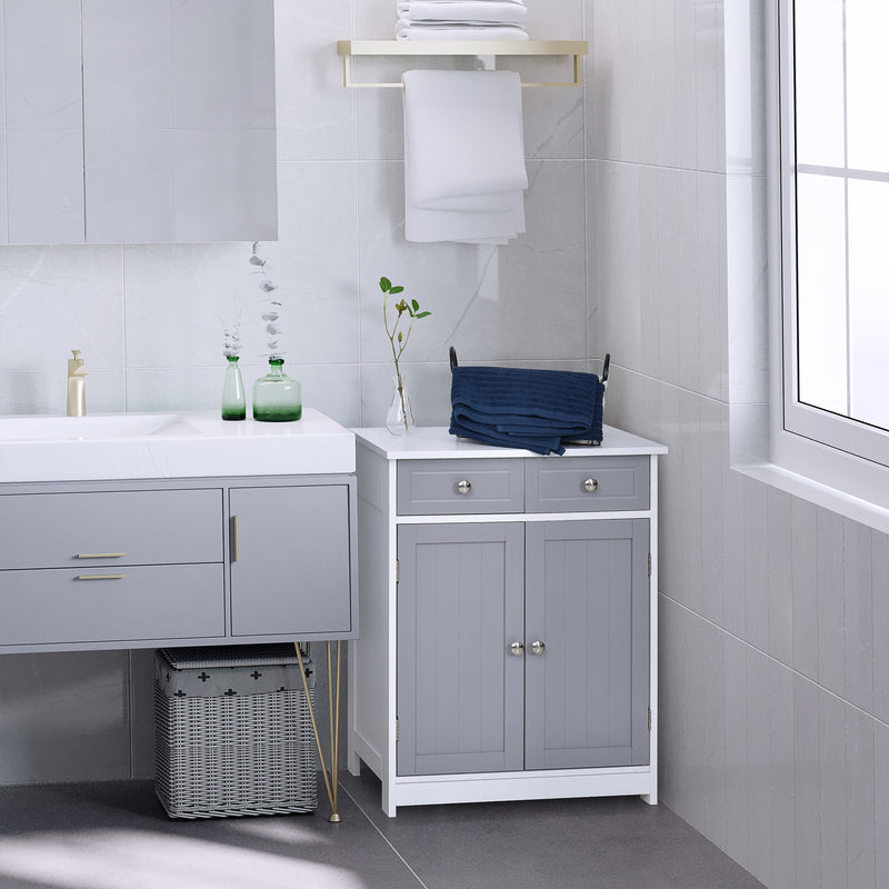 Traditional bathroom cabinet with drawers – image 2