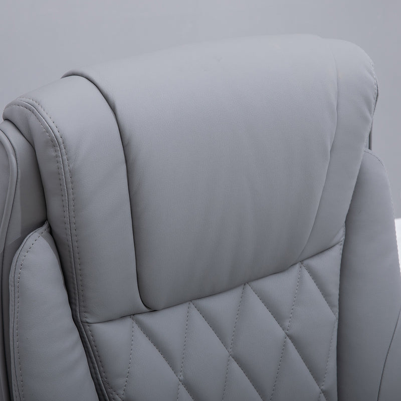 Faux leather executive office chair – image 9