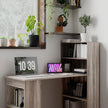 Computer desk with bookshelves – image 8