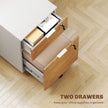 2-drawer lockable filing cabinet – image 4