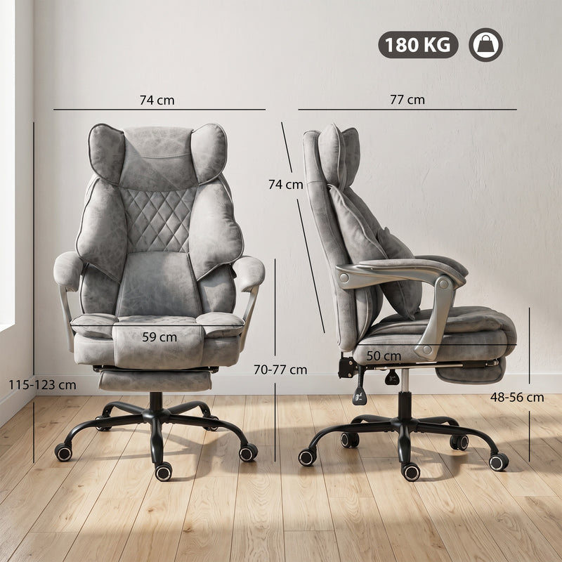 Big and tall wingback office chair – image 3