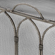 Close-up of the Gothic arches, mesh and top handle