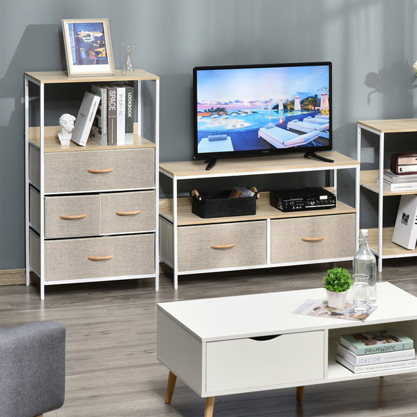4-drawer fabric storage unit – image 2