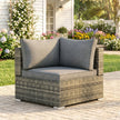 Rattan corner sofa chair – image 2
