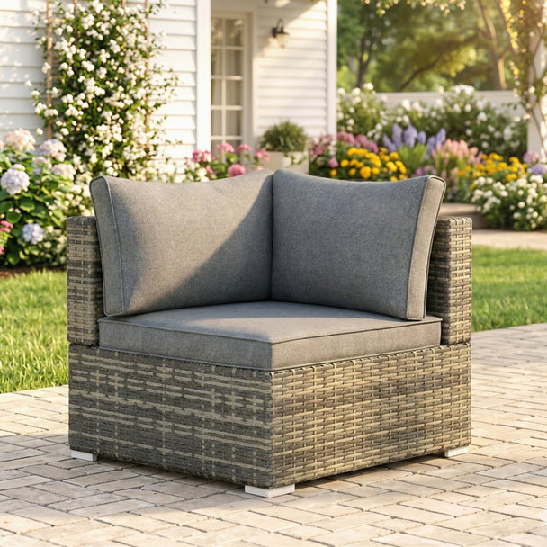 Rattan corner sofa chair – image 2