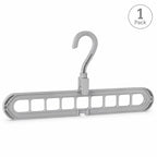 Foldable 9-Hole Space-Saving Clothes Hanger