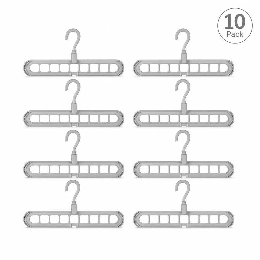 9-Hole Space-Saving Clothes Hanger Organizer
