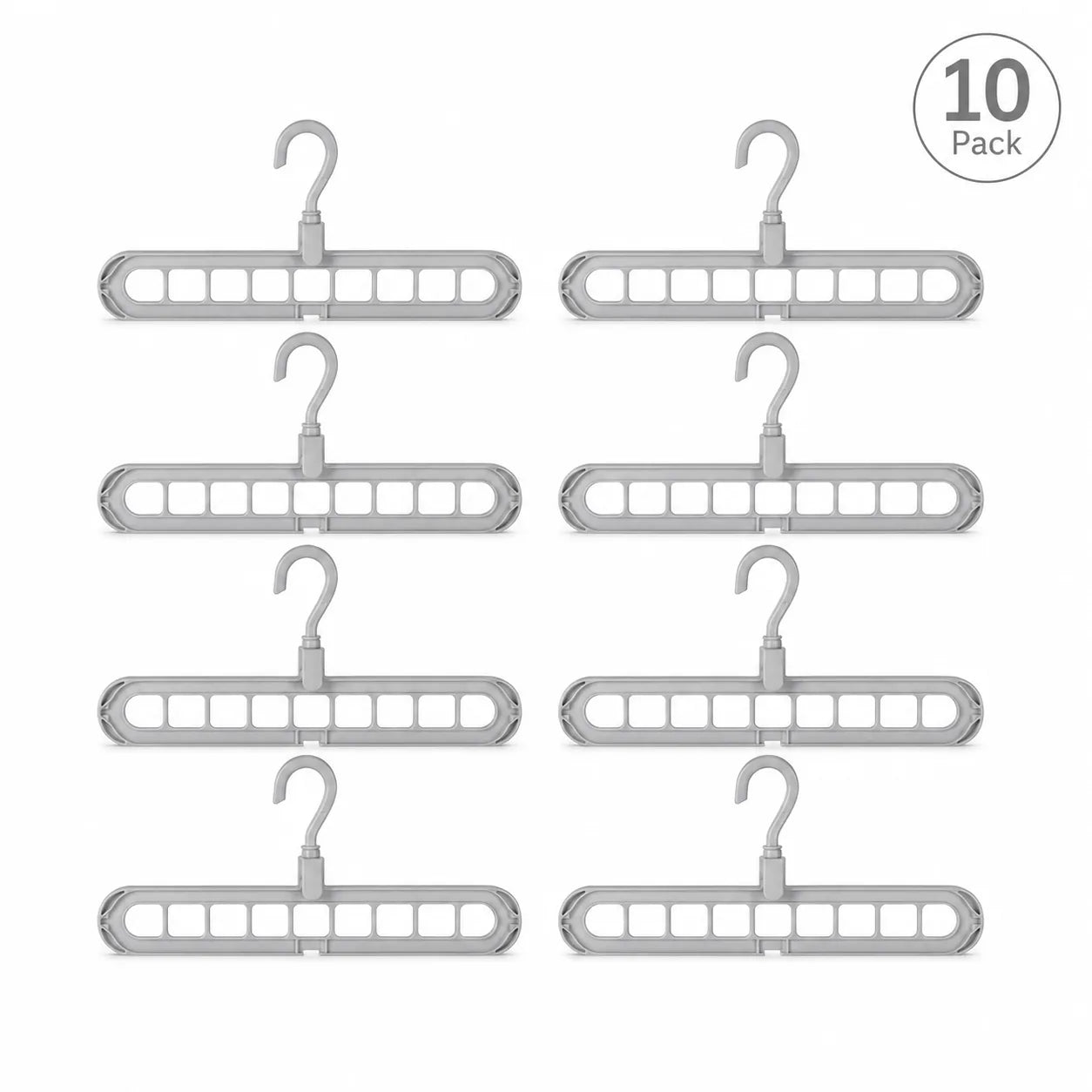 9-Hole Space-Saving Clothes Hanger Organizer