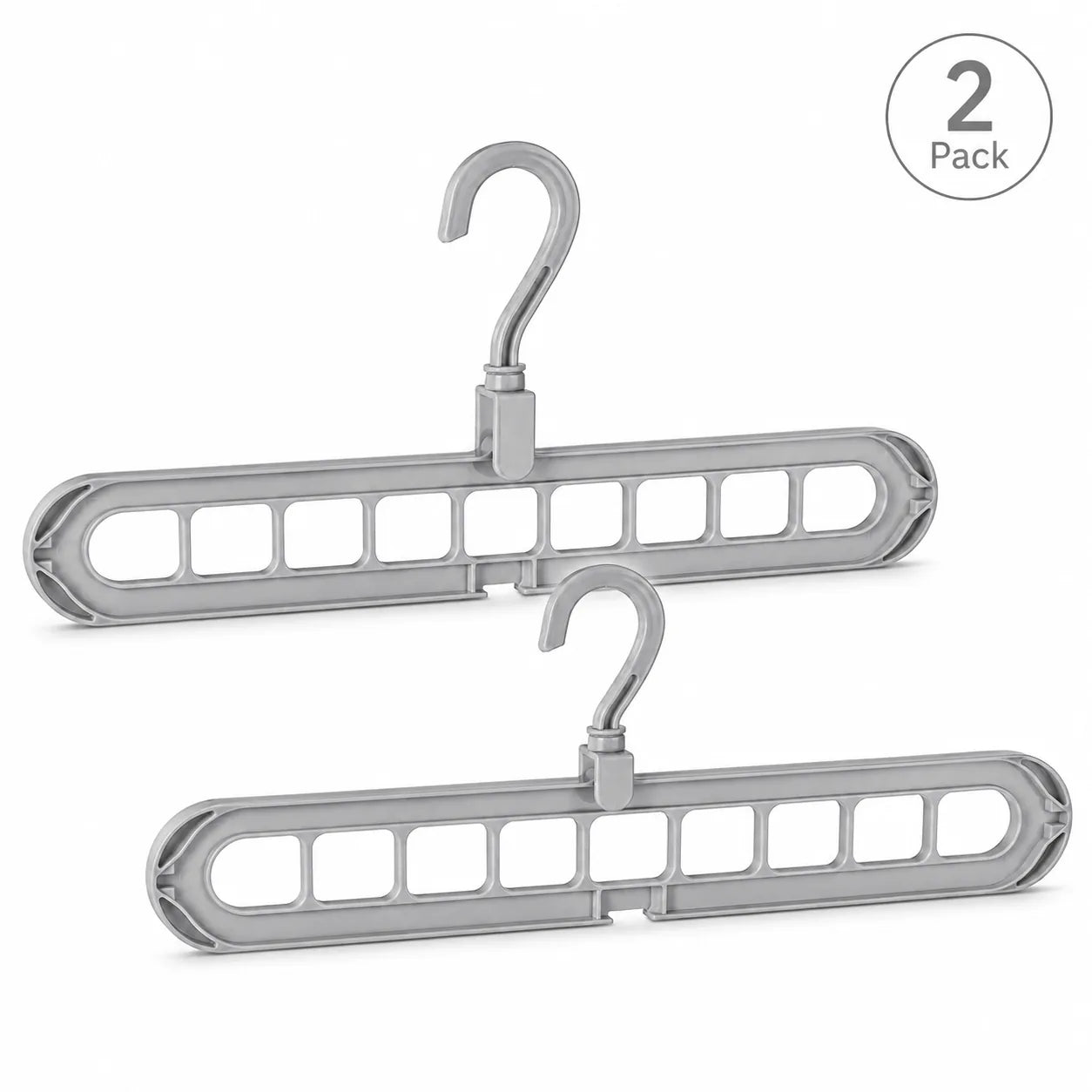 9-Hole Space-Saving Clothes Hanger Organizer
