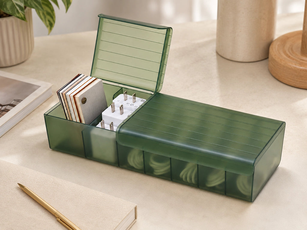 Transparent Cable Organiser for Office and Dorm Use