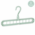 9-Hole Space-Saving Clothes Hanger Organizer
