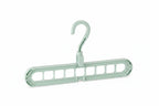Foldable 9-Hole Space-Saving Clothes Hanger