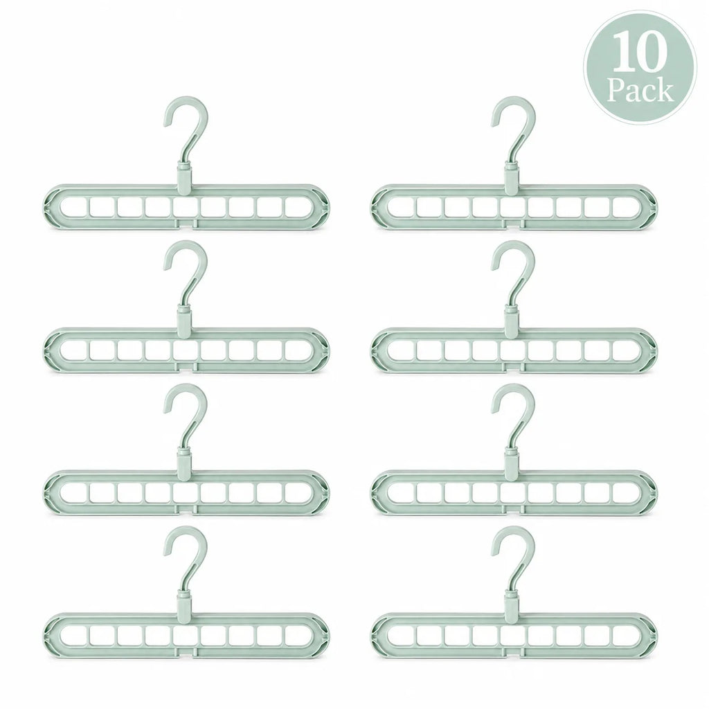 9-Hole Space-Saving Clothes Hanger Organizer