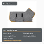 Quick-Dry Hooded Dog Bathrobe Towel