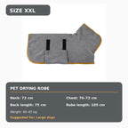 Quick-Dry Hooded Dog Bathrobe Towel