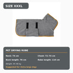 Quick-Dry Hooded Dog Bathrobe Towel
