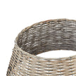 Wicker tree skirt from above showing the open centre