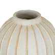 Close-up of the Grove vase neck and ribbed texture