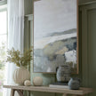 Grove globe vase styled on a shelf with smaller pieces sold separately