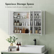 Three-door mirrored bathroom cabinet – image 4