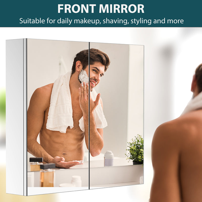 Stainless steel mirror cabinet – image 4
