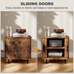 Tambour bedside table – image 5