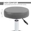 Grey round rolling stool – image 5