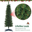 5ft green pencil slim Christmas tree – image 7
