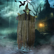 170cm Hanging Animated Witch with Glowing Eyes – image 7 of 9