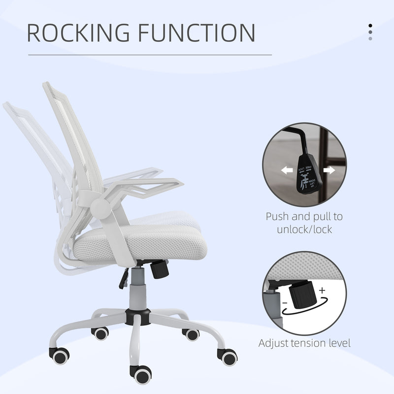 White mesh office chair – image 5