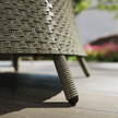 Round rattan dining set – image 9