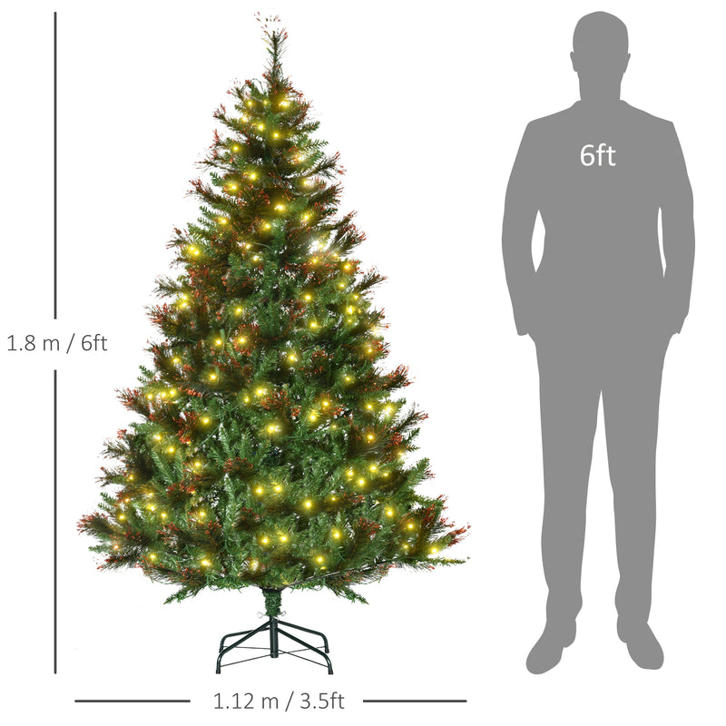 6ft pre-lit spruce Christmas tree – image 3