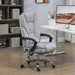 Vinsetto Massage Office Chair, Heated Reclining Computer Chair with Adjustable Height and Footrest, Grey – view 10