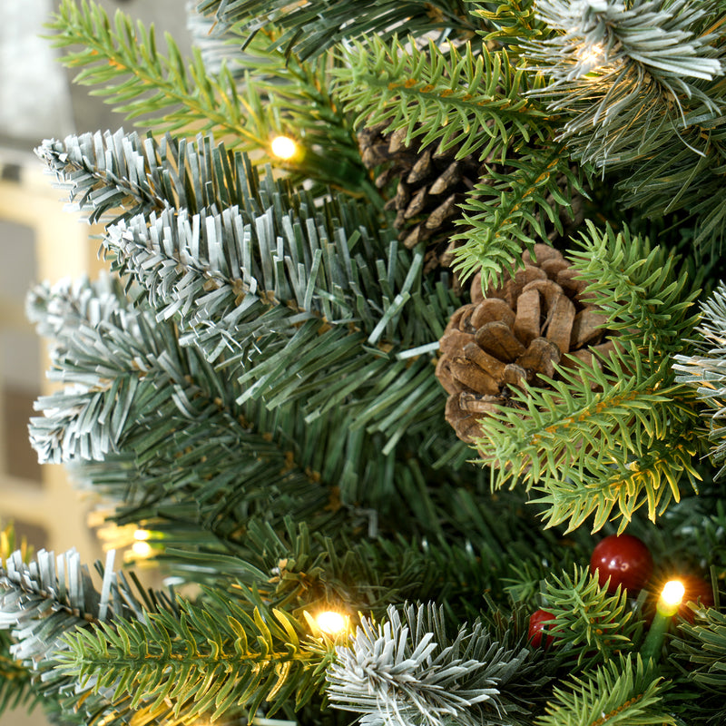 Set of 2 3ft pre-lit Christmas trees – image 8