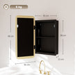Natural wood mirror cabinet – image 3
