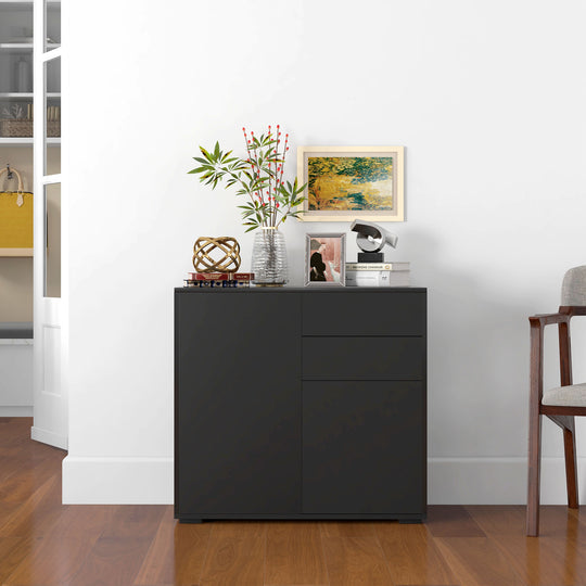 Black push-open sideboard – image 2