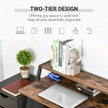Writing desk with storage shelf – image 4