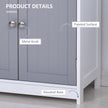 Traditional bathroom cabinet with drawers – image 6