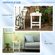 White Adirondack side table – image 5