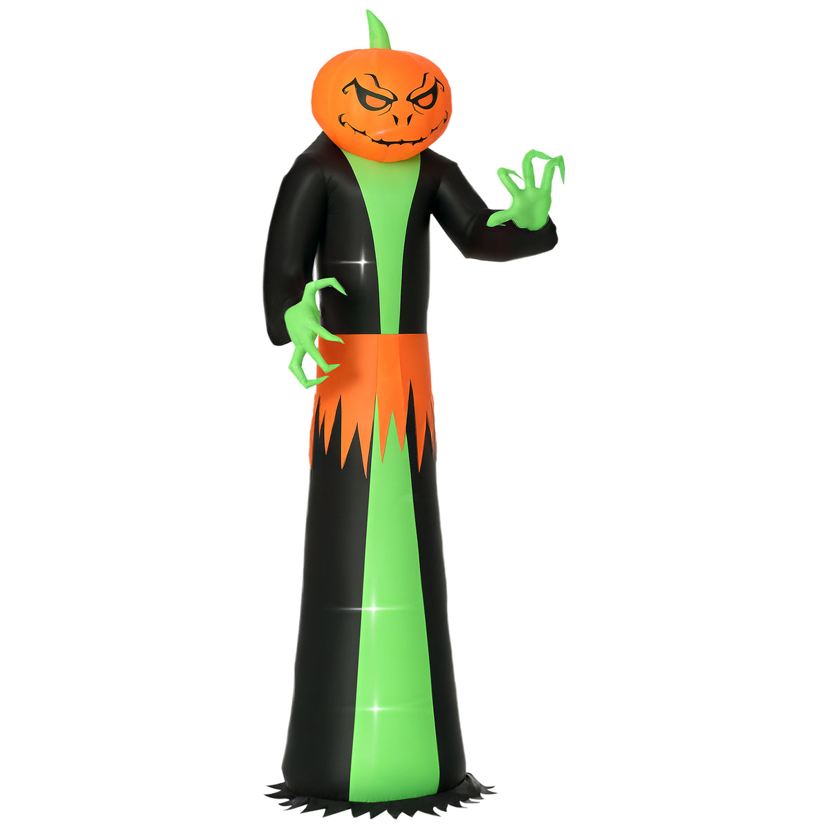 9ft Inflatable Pumpkin Ghost with LED Lights – image 1 of 9