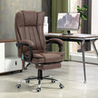 Dark brown massage office chair – image 2