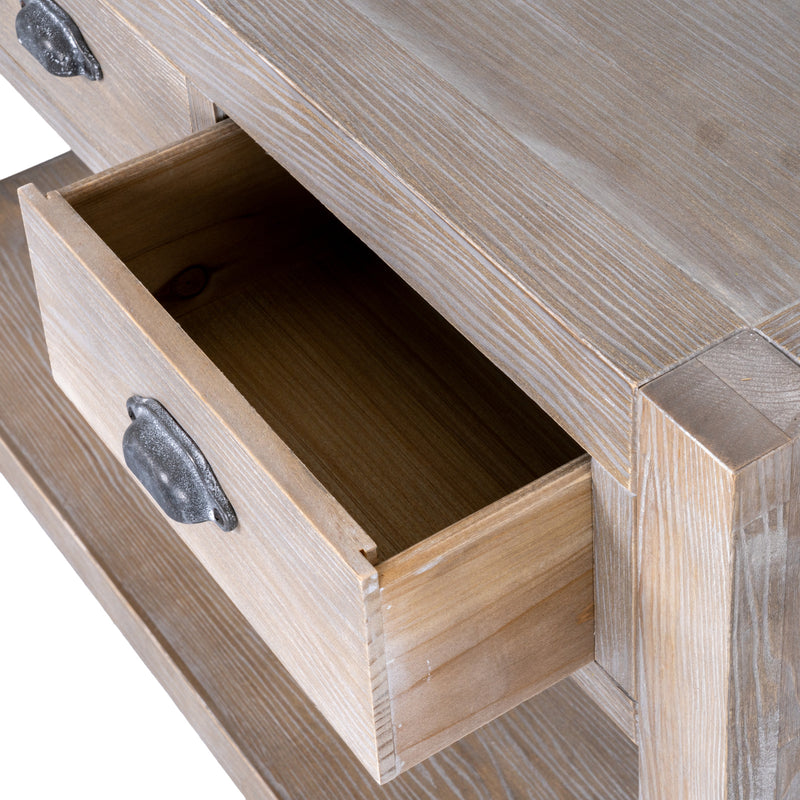 Drawer pulled open showing the inside