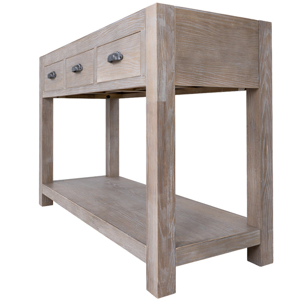 Haldon console from a side angle