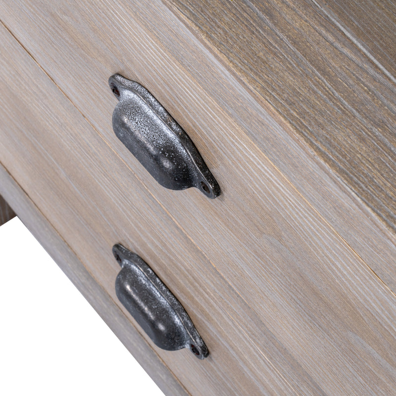 Haldon two-drawer bedside table, additional view 4