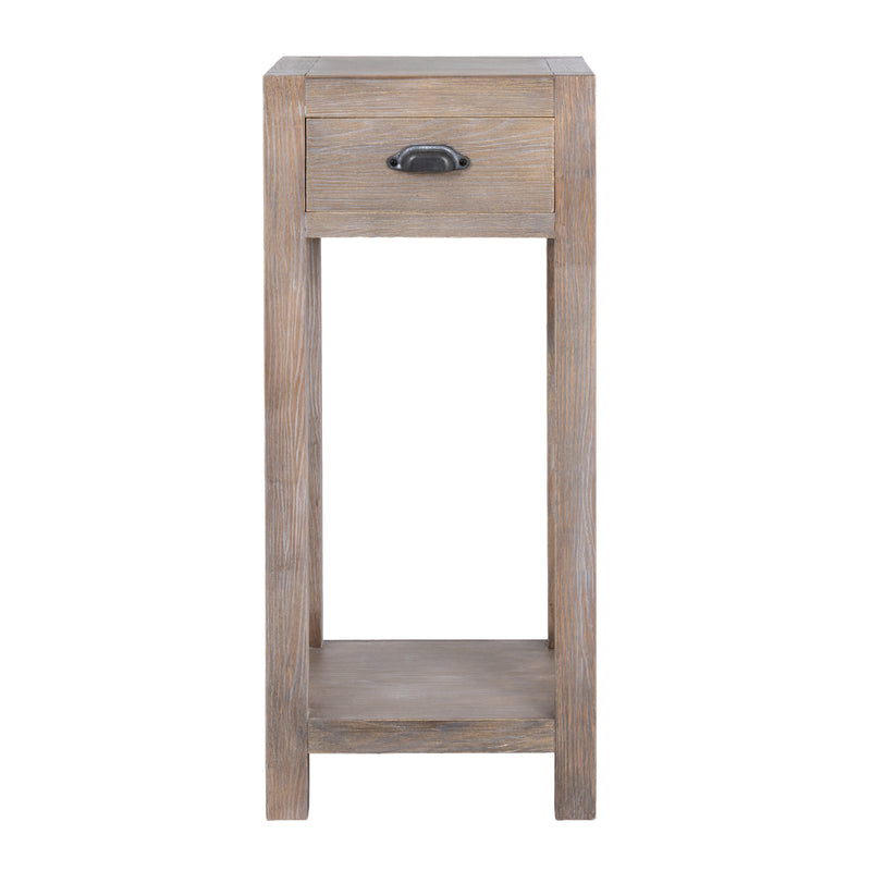 Haldon lamp table from the front, eye level