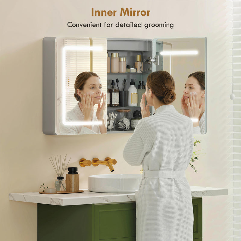 LED mirror bathroom cabinet – image 4